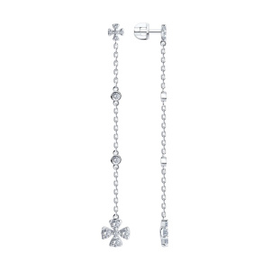 Серьги 94026480 (Ag 925)