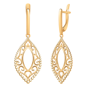 Серьги 21261 (Au 585)