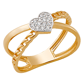 Кольцо К22213 (Au 585)