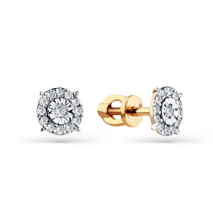 Серьги 2-402169-00-00 (Au 585)