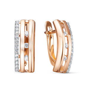 Серьги 1205051 (Au 585)