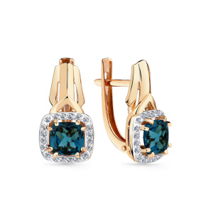 Серьги 02-3-505-6701-011 (Au 585)