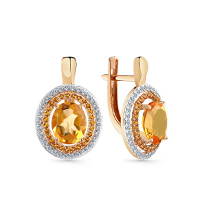 Серьги 02-3-522-1051-011 (Au 585)