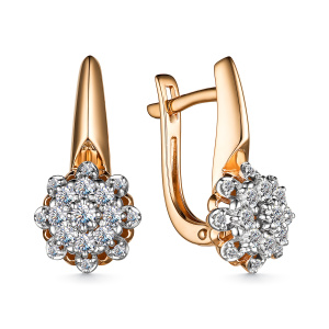 Серьги 25450-100 (Au 585)