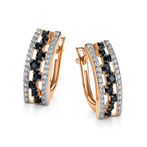 Серьги 26189-102 (Au 585)