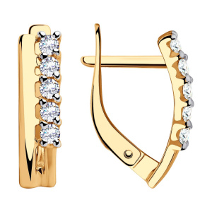 Серьги 028406 (Au 585)