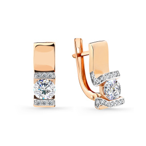 Серьги 002-0839-0001-011 (Au 585)