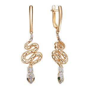 Серьги 1207603 (Au 585)