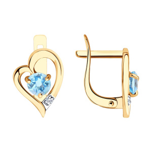 Серьги 51-320-01316-1 (Au 585)