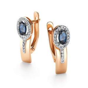 Серьги 26432-102 (Au 585)