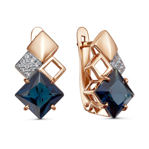 Серьги 2703508 1 2 1 (Au 585)