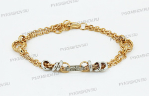 Браслет Т-26142-414545К-2 (Au 585)