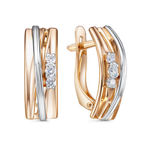 Серьги 1204205 (Au 585)