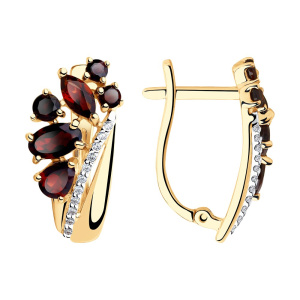 Серьги 725938 (Au 585)