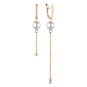 Серьги 21803365 (Au 585)