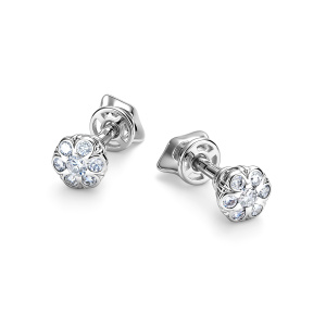 Серьги 26934-200 (Au 585)