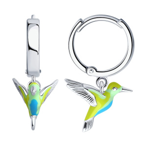 Серьги 94025987 (Ag 925)