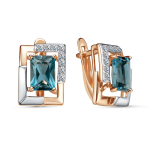 Серьги 2703408 1 1 1 (Au 585)