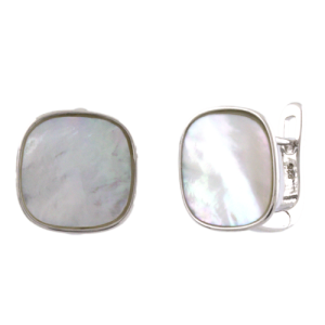 Серьги SE1715-1-MOP (Ag 925)