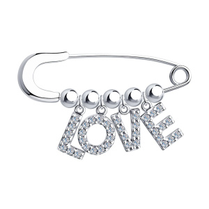 Брошь 94040179 (Ag 925)