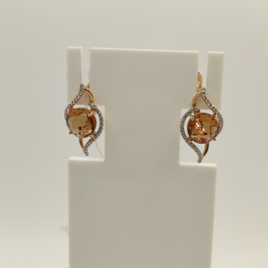 Серьги 21801669 (Au 585)