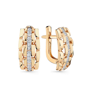 Серьги 2-108820-00-00 (Au 585)