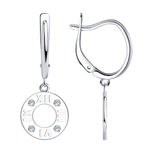 Серьги 94024391 (Ag 925)