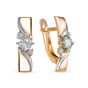 Серьги 1200124 (Au 585)