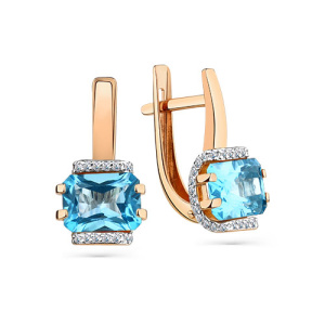 Серьги 02-3-374-1301-011 (Au 585)