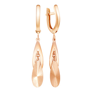 Серьги 68-0046 (Au 585)