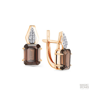 Серьги 02-2-595-0401-011 (Au 585)