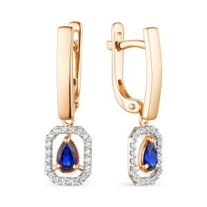 Серьги 23590-102№194 (Au 585)