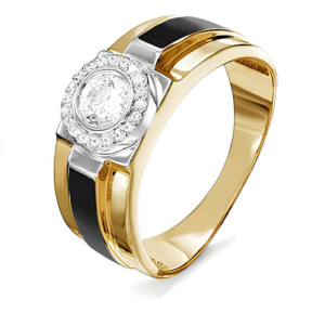 Кольцо 040216 (Au 585)