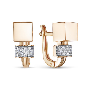 Серьги 120113 (Au 585)