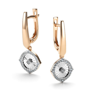 Серьги 26533-100 (Au 585)