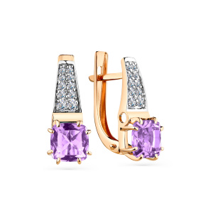 Серьги 02-3-429-0201-011 (Au 585)