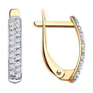 Серьги 027265 (Au 585)