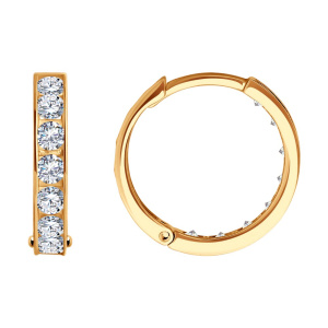 Серьги 0200249 (Au 585)