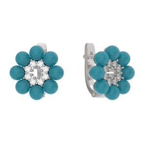 Серьги 1049872-01110-B (Ag 925)