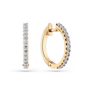 Серьги 2-108687-00-00 (Au 585)