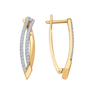 Серьги 024869 (Au 585)