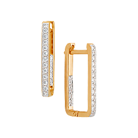 Серьги 21170 (Au 585)