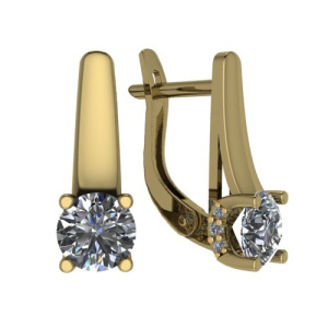 Серьги 2180991010 (Au 585)