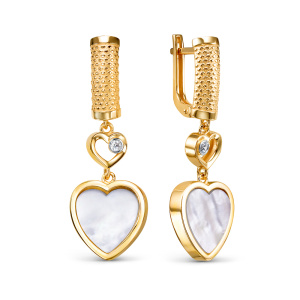 Серьги л120226 п (Au 585)