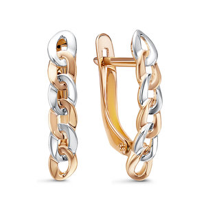 Серьги 2204110 (Au 585)