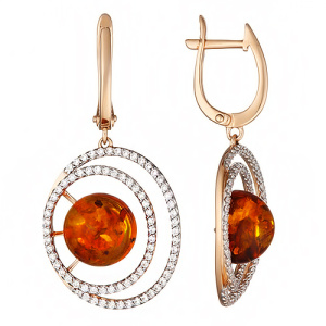 Серьги 21801544 (Au 585)