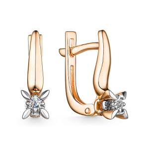 Серьги 24281-100 №21 2 (Au 585)