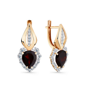 Серьги 02-3-526-0301-011 (Au 585)