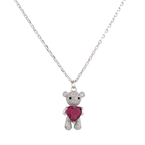 Колье B22075-PR (Ag 925)