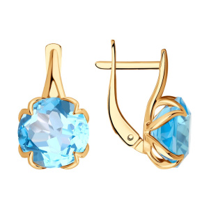 Серьги 728462 (Au 585)